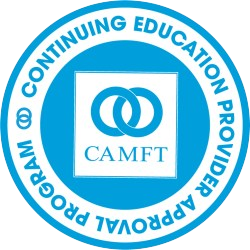 CAMFT approved continuing education provider logo
