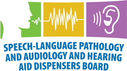Speech-Language Pathology and Audiology and Hearing Aid Dispensers Board logo
